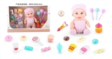 OBL771775 - 9 inch doll with 6 sound IC parts with candy food 19 samples