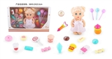 OBL771780 - 9 inch doll with 6 sound IC parts with candy food 19 samples