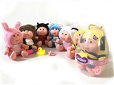 OBL771908 - 9 inches broccoli baby doll with many different mixed IC