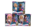 OBL771911 - 9 inches doll doll animals take three mixed with IC
