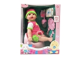 OBL771933 - 16 inch doll doll drink pee with 4 sound IC