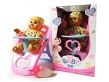 OBL771995 - 13 "baby doll with eat chair 4 sound IC drink pee
