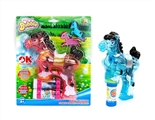 OBL772047 - Transparent bubble gun A horse