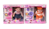OBL772616 - 12 "six sound posture doll (with tableware/two conventional)