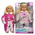 OBL772688 - 14 inch cotton body flash music doll (2, orange)