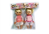 OBL772751 - 14 inch laughter music drink pee doll (2 color, orange)