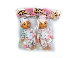 OBL772752 - 14 inch laughter music drink pee doll (2 color, orange)
