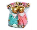 OBL772754 - 16 inch laughter music drink pee doll (2 color, orange)