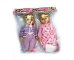 OBL772756 - 16 inch laughter music drink pee doll (2 color, orange)