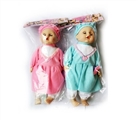 OBL772759 - 16 inch cotton body flash music doll (2 color, orange)