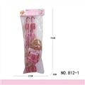 OBL773230 - 14 inch body blowing plastic doll cart (6 sound 3 ag13 packet electricity)