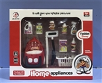 OBL773666 - Bright red vacuum cleaner accessories