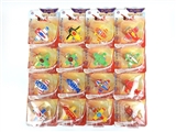 OBL773907 - Cartoon plane 16 mixed (soft rubber lining plastic aircraft wheel base and pull-back motor) 1 PCS/pi