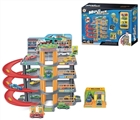 OBL774181 - Parking lot 4 little alloy car taxi 37 PCS