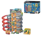 OBL774182 - Parking lot 4 little alloy car taxi 45 PCS