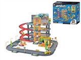 OBL774183 - Parking lot 4 little alloy car taxi 59 PCS