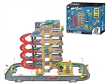 OBL774184 - Parking lot 4 little alloy car glided 69 PCS