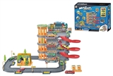 OBL774188 - Slide 4 little alloy car 48 PCS parking lot