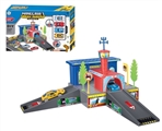 OBL774263 - City series four plastic slide car 19 PCS