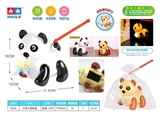 OBL774745 - Electric crawling panda portable lantern lights (music)
