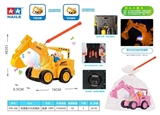 OBL774748 - Seaweed pig electric universal excavator portable lanterns (music dazzle colour Men star lights)