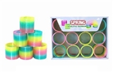 OBL774756 - Transparent blades and gradient circular rainbow ring (12 / box)