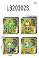 OBL774995 - 11 "teenage mutant ninja turtles only accessories weapons there were lights (4) the figures recorded