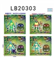 OBL774996 - 11 "teenage mutant ninja turtles single accessories weapons only 7 inch ninja turtle mask card pack 