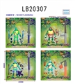 OBL775004 - 11 "teenage mutant ninja turtles only 17 inches of weapons and equipment accessories weapons card (4