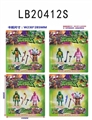 OBL775012 - 3.5 "teenage mutant ninja turtles 2 doll weapons only two base loading (4),