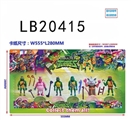 OBL775017 - 3.5 "teenage mutant ninja turtles card pack 6 dolls weapons only six base (1)