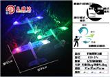 OBL805345 - 双功能手抛滑翔飞机带灯光（3色混装）