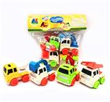 OBL805873 - 四只1卡袋惯性工程车