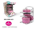 OBL806035 - Play house stainless steel tableware (paint)