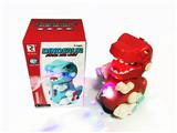 OBL806114 - Electric universal spray dinosaurs with light music