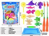 OBL806127 - Color bag magnetic fishing inflatable pool for 16 PCS