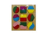 OBL806440 - Wooden geometric puzzles