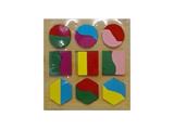 OBL806441 - Wooden geometric puzzles