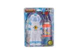 OBL806575 - Cartoon robot automatic bubble gun (solid color a flash music)