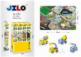 OBL806697 - Mini alloy crawl back in cartoon carpet suit B (engineering series) 12 / display box