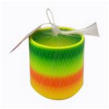 OBL807016 - Spring rainbow colored circles.
