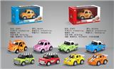 OBL807847 - Q version of alloy car four assortments