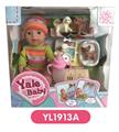 OBL808450 - 17 cm doll with the function of water to pull urine pet series