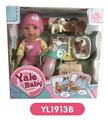 OBL808451 - 17 cm doll with the function of water to pull urine pet series