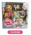 OBL808453 - 17 cm doll with the function of water to pull urine pet series