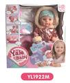 OBL808720 - 30 cm terrier eyes doll with the function of water pee with accessories