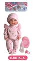 OBL808729 - 30 cm terrier eyes with water pee doll accessories