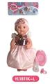 OBL808730 - 30 cm terrier eyes with water pee doll accessories