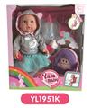 OBL808811 - 35 cm activities eye dolls with the function of water pee with backpacks