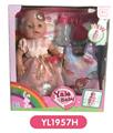 OBL808880 - 35 cm active eye dolls with the function of water pee, sleeping bags, plate toilet, bottles